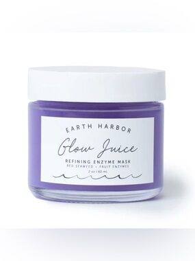 Earth Harbor Glow Juice Refining Enzyme Mask New in Package
